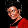 Nyota Uhura Star Trek Illustration Paint By Number