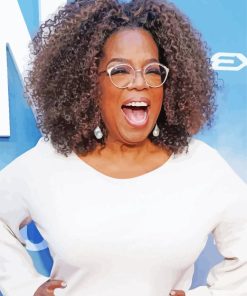 Oprah Winfrey American Host paint by numbers