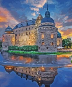 Orebro Castle Sweden Paint By Number
