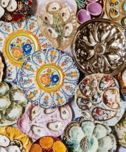 Oyster Plates Paint By Numbers