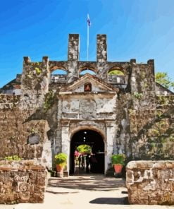 Cebu Fort San Pedro Philippines Paint By Numbers