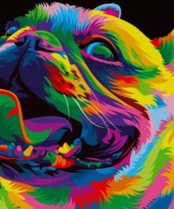 Pop Art Pitbull paint by numbers