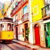 Portugal Lisboa Tram Paint By Numbers