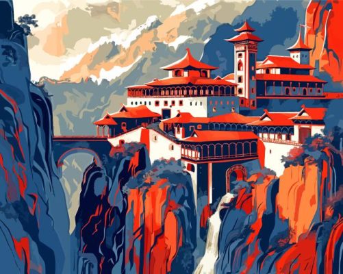 Aesthetic Rivendell Art Paint By Number