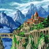 Rivendell Landscape Art Paint By Number