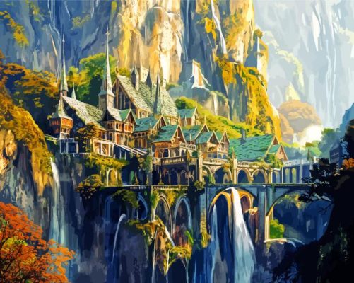 Rivendell Valley JRR Paint By Number
