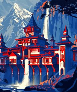 LOTR Rivendell Paint By Number