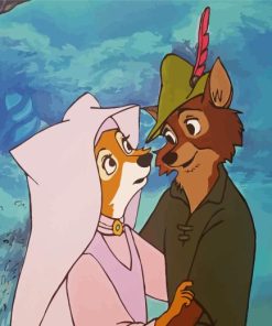 Disney Robin Hood Paint By Number