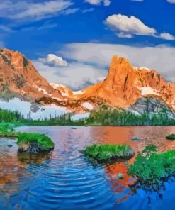 Rocky Mountain Estes Park Paint By Number