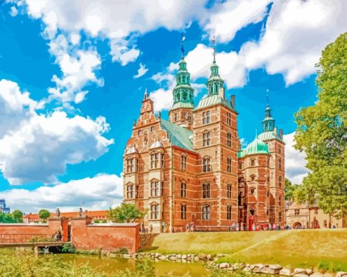 Rosenborg Castle Copenhagen Paint By Numbers