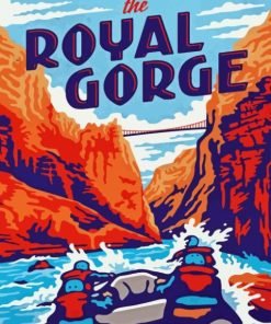 Royal Gorge Poster Paint By Number