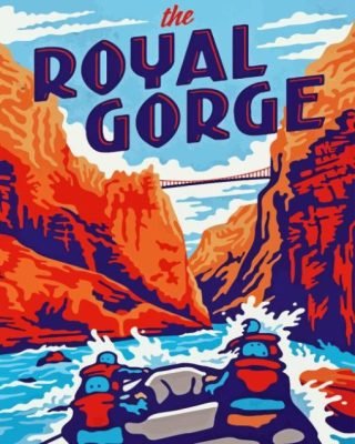 Royal Gorge Poster Paint By Number