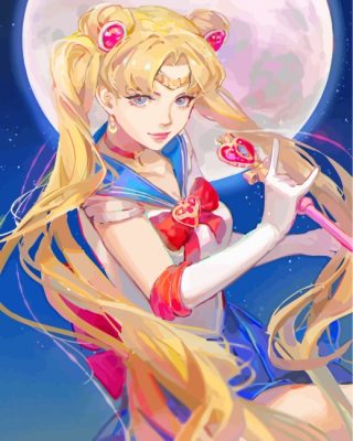 Sailor Moon Art Paint By Number