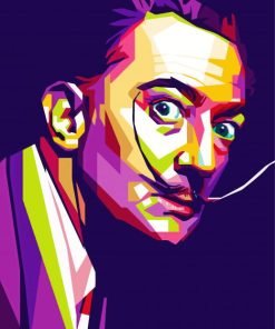 Salvador Dali Pop Art Paint By Number