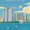 Singapore City Poster Paint By Number