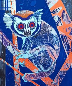 Slow Blue Loris Paint By Number