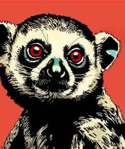 Slow Loris Animal Paint By Number