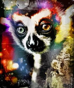 Colorful Loris Animal Paint By Number
