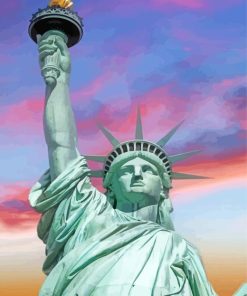 Statue of liberty nyc paint by numbers