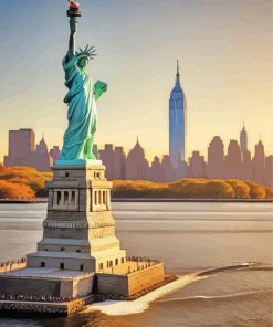 Statue of liberty paint by numbers