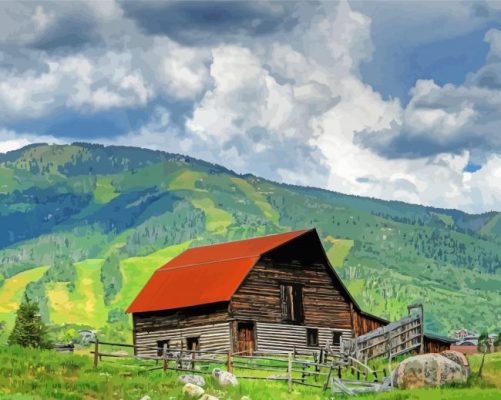 Steamboat Springs Colorado Paint By Number