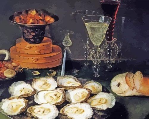 Still Life With Oysters Paint By Numbers