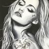 Tattooed Girl paint by numbers