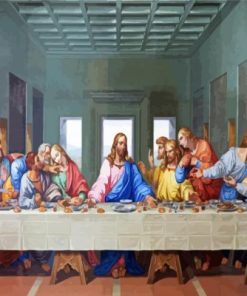The Lords Supper paint by numbers