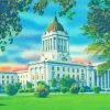 The Manitoba Legislative Building Winnipeg paint by numbers