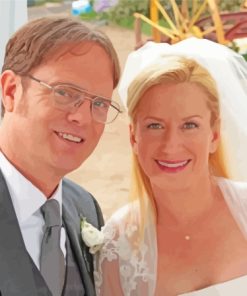 Dwight And Angela Wedding Paint By Number