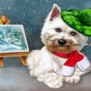 Westie Christmas Paint By Number
