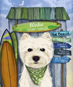 Westie Dog Paint By Number