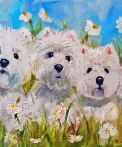 Westie Dogs Paint By Number
