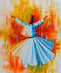 Whirling Dervish Paint By Number