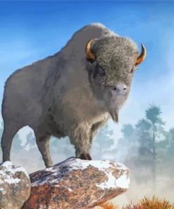 Grey Buffalo Paint By Number