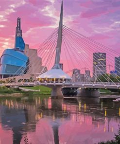 Winnipeg At Sunset paint by numbers