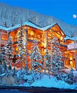 Winter Snow Telluride Paint By Number