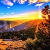 Yosemite National Park Sunrise Paint By Numbers