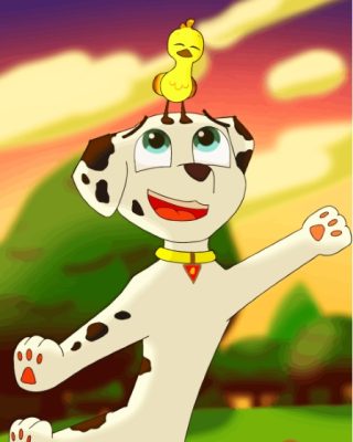 Aorable Paw Patrol Paint By Number