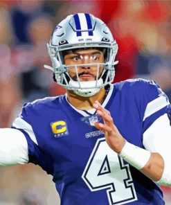 Dak Prescott Paint By Number