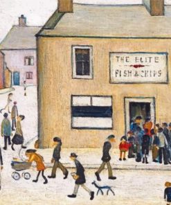 The Elite Fish And Chip Shop Paint By Numbers