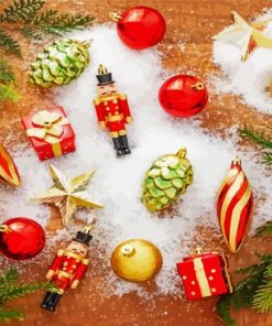 Aesthetic Christmas Ornaments Paint By Number