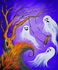 Ghosts Art Paint By Numbers