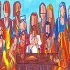 Last Supper Da Vinci paint by numbers