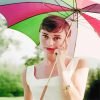 Audrey Hepburn With Umbrella Paint By Number