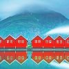 Boathouses Sunndalsora Paint By Numbers