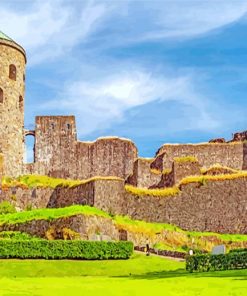 Bohus Fortress In Sweden Paint By Number