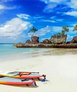 Boracay Beach In Malay Philippines Paint By Number