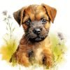 Terrier Soldier Puppy Paint By Number