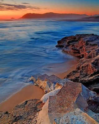 Cape Town Sunset Time Seascapes Paint By Number